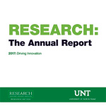 UNT's 2017 Research Annual Report
